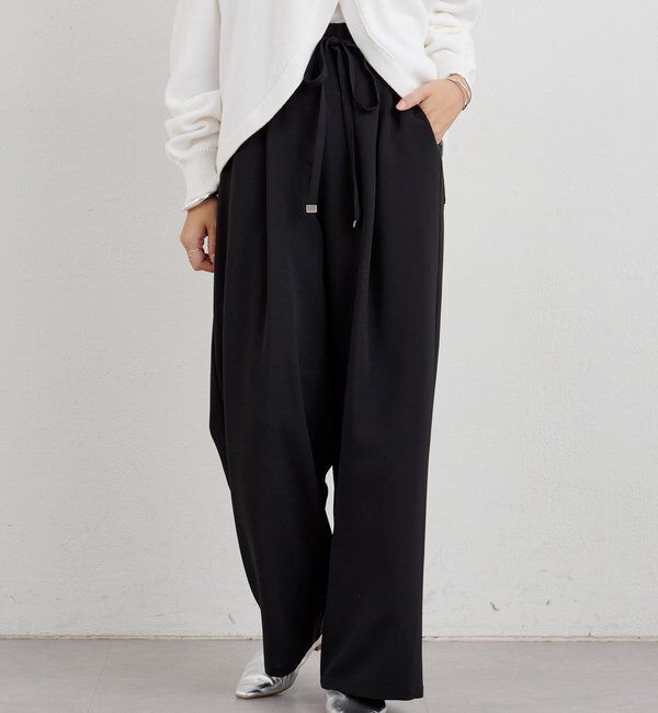  「ウエストデザインパンツ」|チノ|