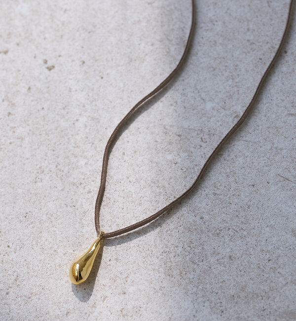 collex「ドロップコードネックレス」|ネックレス|ゴールド