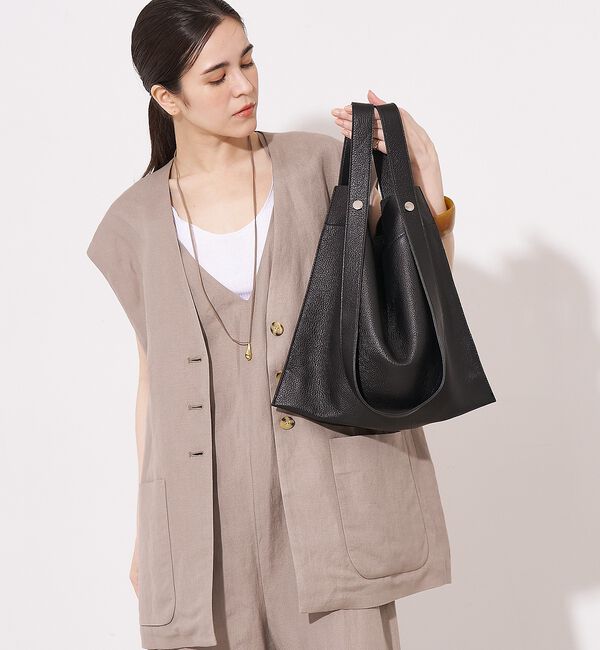 collex「【WEB限定】【BEAURE/ヴュレ】カウレザー 2WAY ハンドル トートバッ」|トートバッグ|