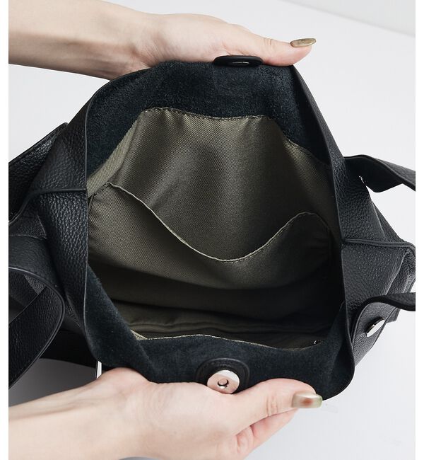 collex「【WEB限定】【BEAURE/ヴュレ】カウレザー 2WAY ハンドル トートバッ」|トートバッグ|