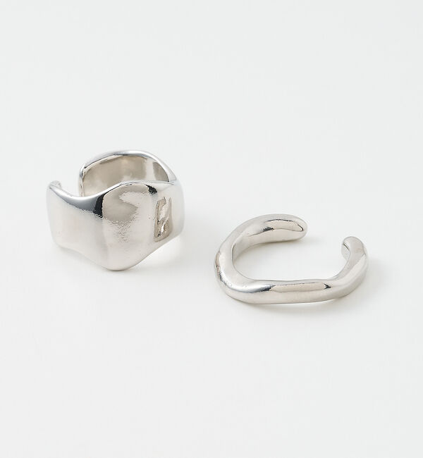 collex「【dignif／ディグニフ】ウェーブリングSET」|リング|