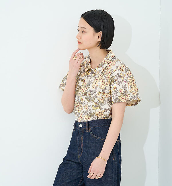 collex「ボタニカルプリントシャツ」|シャツ・ブラウス|