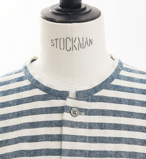 collex「ボーダーノースリーブブラウス」|シャツ・ブラウス|