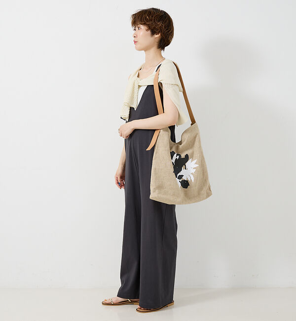 collex「ボタニカルプリントリネントートバッグ」|ショルダー・メッセンジャー|