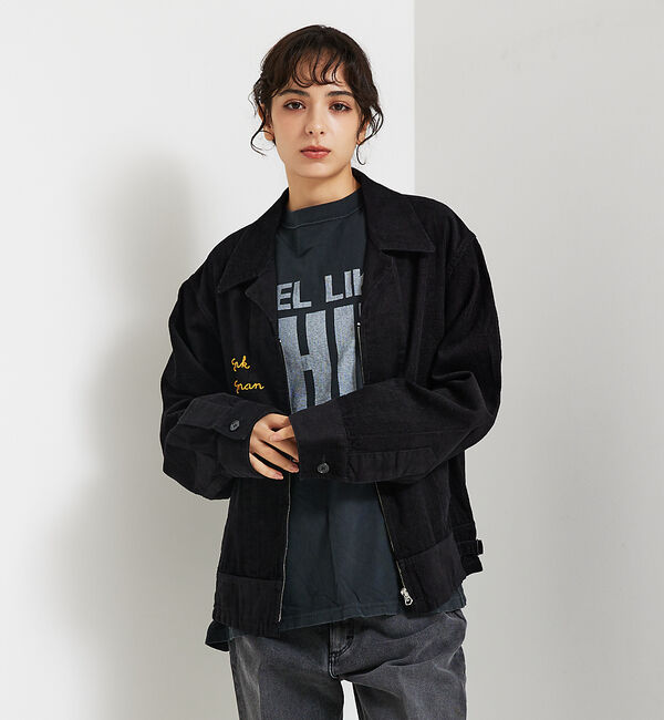 ABAHOUSE「FFA コーデュロイジャケット / ユニセックス」|ブルゾン・スタジャン|