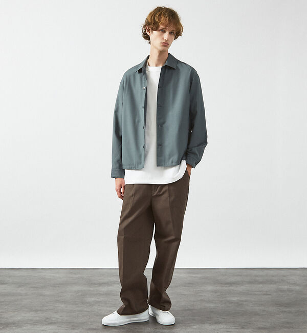 ABAHOUSE「1タック コットン ワイドトラウザーズ / ワイドパンツ」|その他|