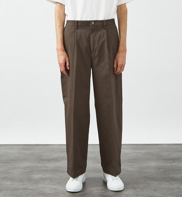 ABAHOUSE「1タック コットン ワイドトラウザーズ / ワイドパンツ」|その他|