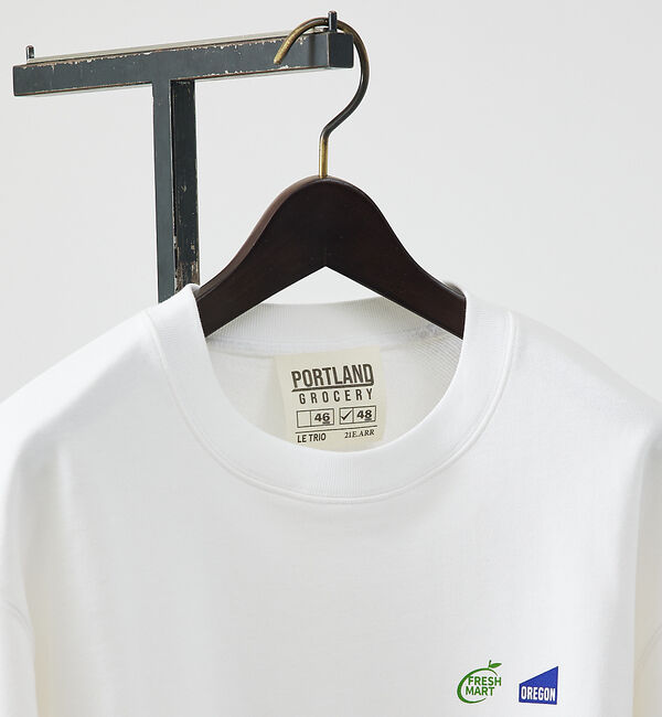ABAHOUSE「【PORTLAND-GROCERY】ロゴプリント クルーネックスウェット / L」|スウェット・ジャージ|