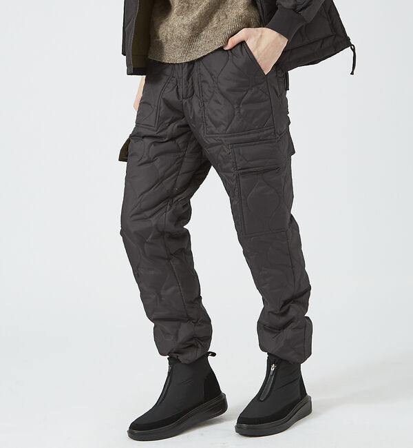 ABAHOUSE「【TAION / タイオン】MILITARY CARGO DOWN PANTS/」|その他|ブラック