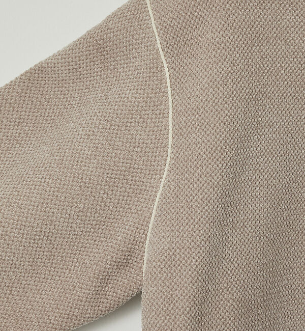 ABAHOUSE「ダブルフェイス モールカノコ ハーフジップニット」|ニット・セーター|