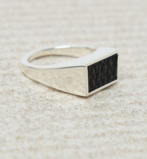 ABAHOUSE「【UNISEX】SIGNET RECTANGLE RING / シグネットレクタ」|リング|