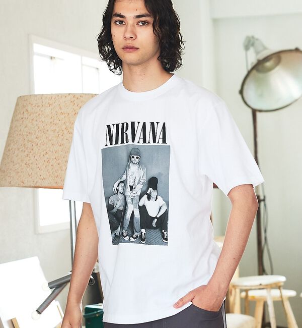 ABAHOUSE「【GOOD ROCK SPEED/グッドロックスピード】NIRVANA TEE」|Tシャツ・カットソー|