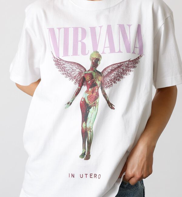 ABAHOUSE「【GOOD ROCK SPEED/グッドロックスピード】NIRVANA TEE」|Tシャツ・カットソー|