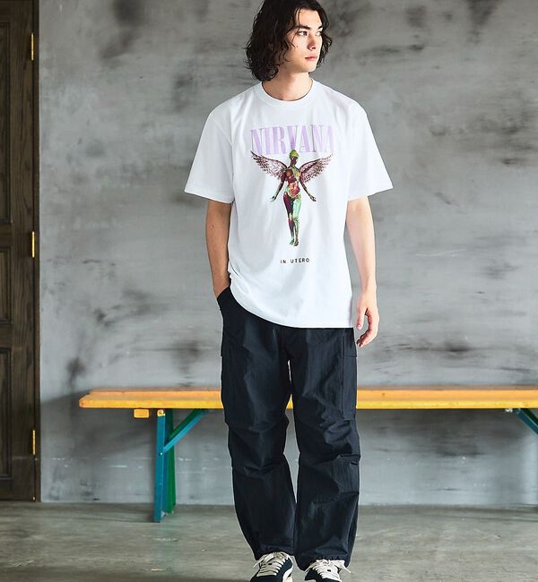 ABAHOUSE「【GOOD ROCK SPEED/グッドロックスピード】NIRVANA TEE」|Tシャツ・カットソー|