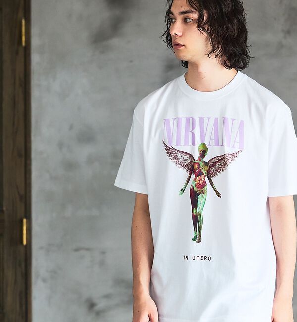ABAHOUSE「【GOOD ROCK SPEED/グッドロックスピード】NIRVANA TEE」|Tシャツ・カットソー|