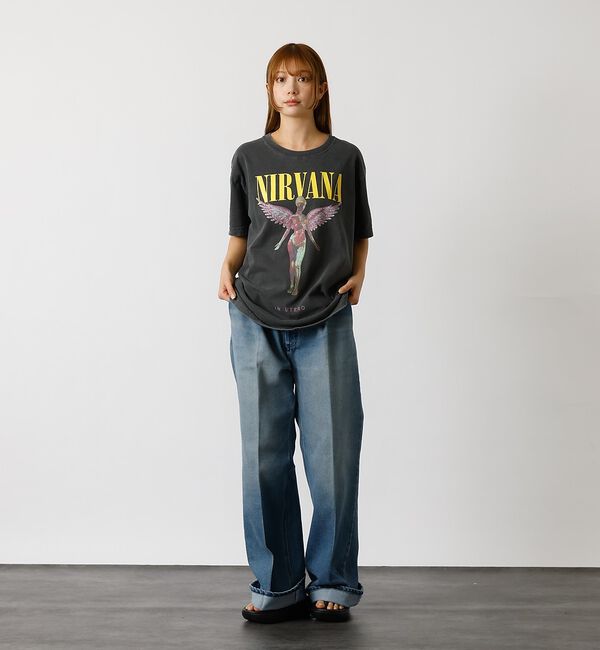 ABAHOUSE「【GOOD ROCK SPEED/グッドロックスピード】NIRVANA TEE」|Tシャツ・カットソー|