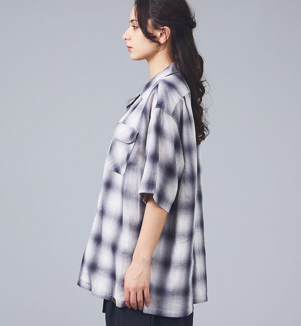 ABAHOUSE「【PENDLETON / ペンドルトン】オープンカラー チェック 半袖シャツ/」|シャツ・ブラウス|