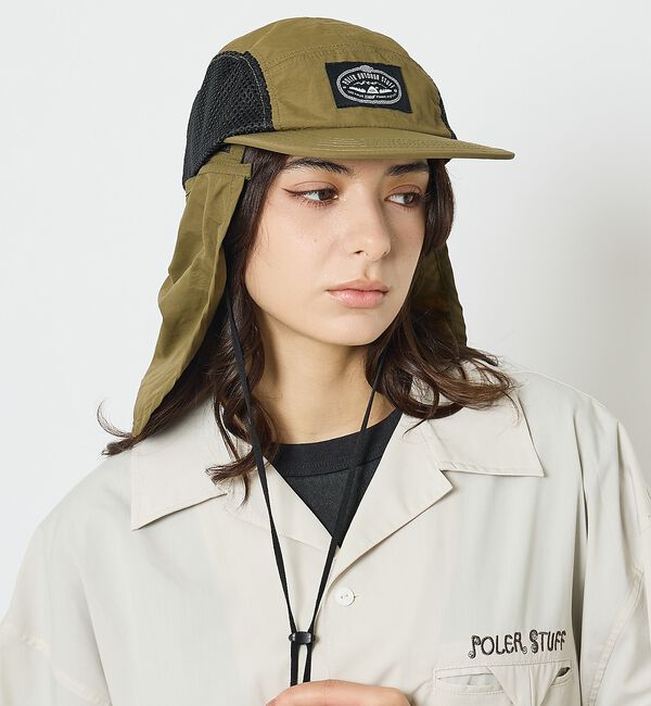 ABAHOUSE「【POLER / ポーラー】2WAY サンガード付き 日よけ キャップ / ユニ」|その他|
