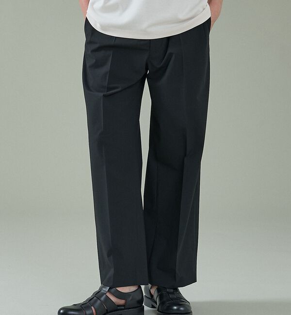 ABAHOUSE「トロストレッチ 2タック イージーワイドスラックス / ワイドパンツ」|その他|