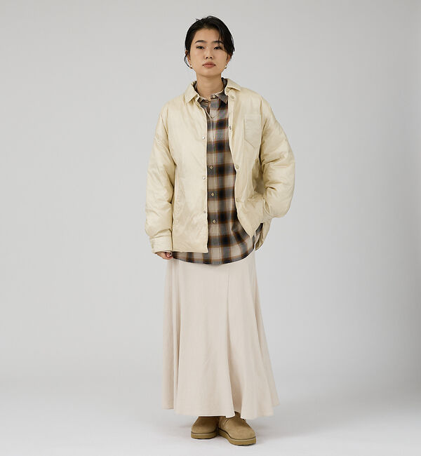 Rouge vif「オンブレーチェックオーバーシャツ」|シャツ・ブラウス|