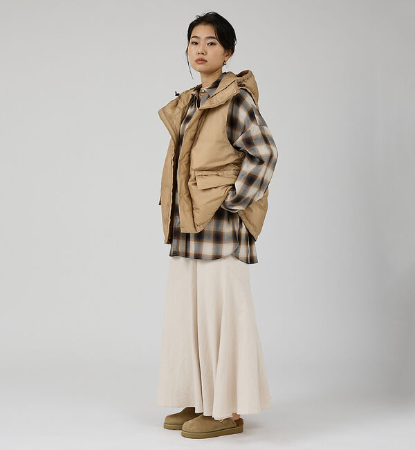 Rouge vif「オンブレーチェックオーバーシャツ」|シャツ・ブラウス|