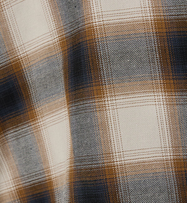 Rouge vif「オンブレーチェックオーバーシャツ」|シャツ・ブラウス|