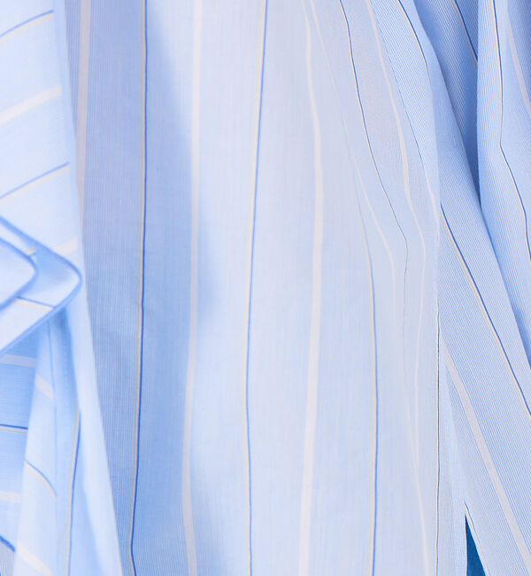 qualite「フリルカラーブラウス」|シャツ・ブラウス|