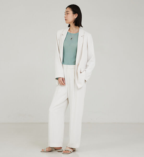 qualite「【セットアップ対応】マットサテンダブルジャケット」|その他|