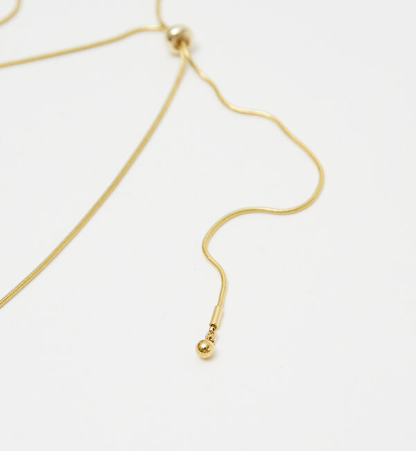 qualite「【ADER.bijoux】ポットアジャスターネックレス」|ネックレス|