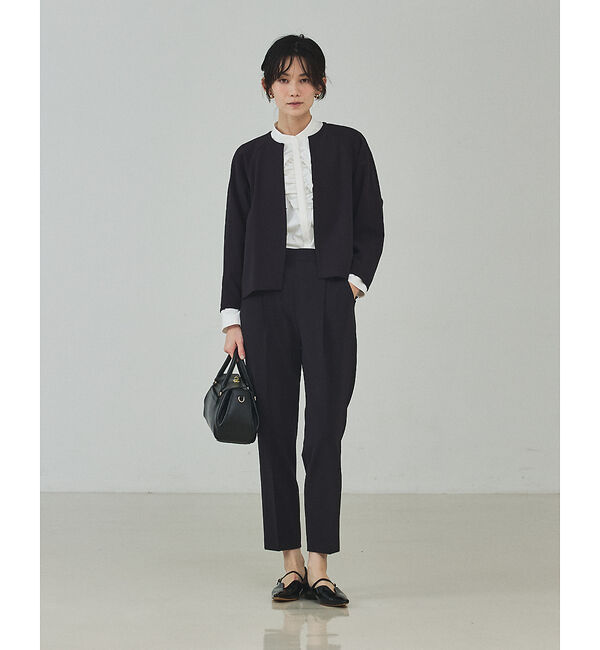 qualite「フロントラッフルブラウス」|シャツ・ブラウス|