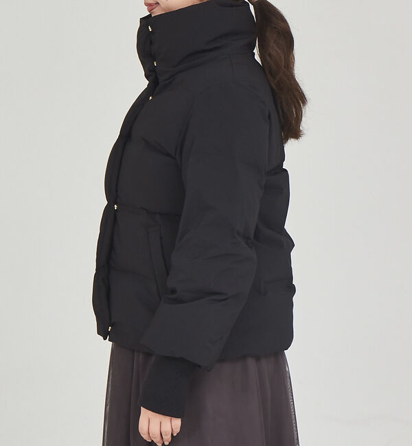 abahouse mavie「【WEB Domani掲載】袖リブシームレススタンドダウン/ロングセラー/定番/」|ダウン|