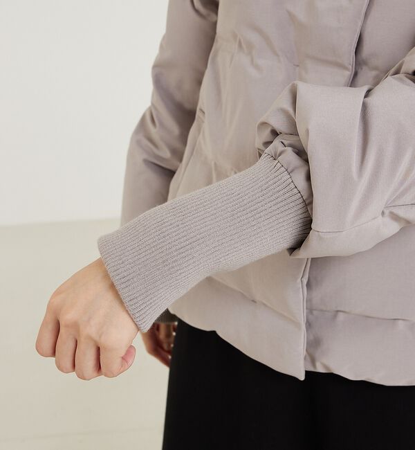 abahouse mavie「【WEB Domani掲載】袖リブシームレススタンドダウン/ロングセラー/定番/」|ダウン|