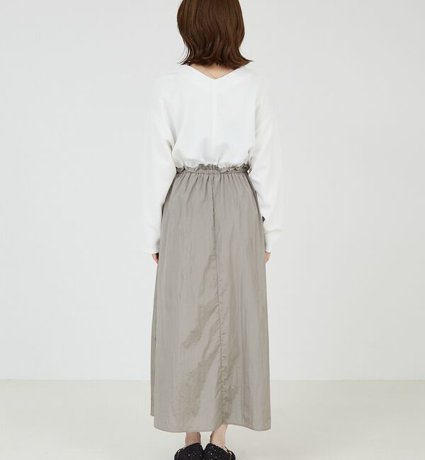 abahouse mavie「【大人のいちまんワンピ】カットコンビドロストワンピース」|ワンピース|