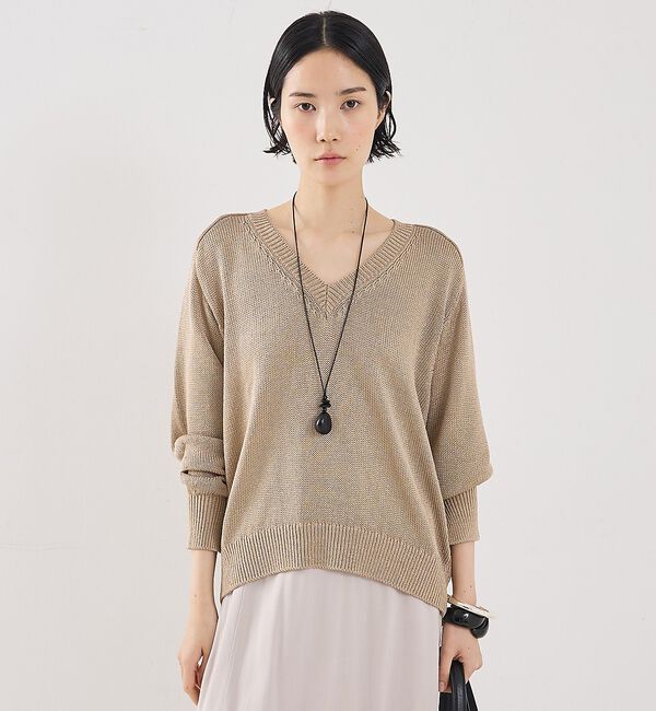 The Store by C' 「【COCUCA】ブライトニット」|ニット・セーター|モカ