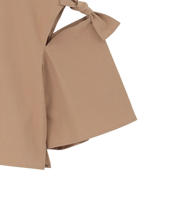 TIARA「リボントリミングブラウス」|シャツ・ブラウス|