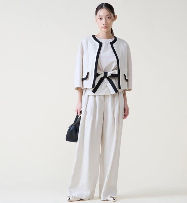 TIARA「リボンベルトブラウス」|シャツ・ブラウス|