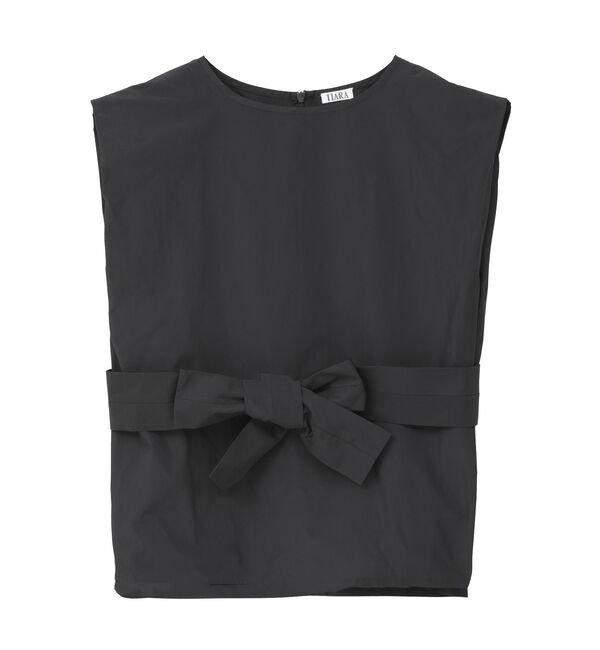 TIARA「リボンベルトブラウス」|シャツ・ブラウス|ブラック