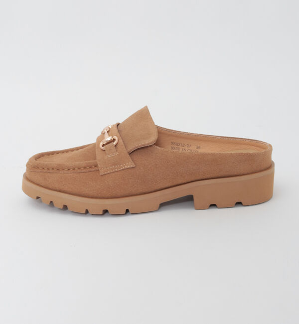 TIARA「【Artesanos/アルテサノス】スウェードローファー」|ローファー|