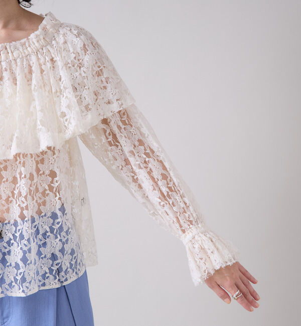 Liesse「フリルボヘミアンブラウス」|シャツ・ブラウス|