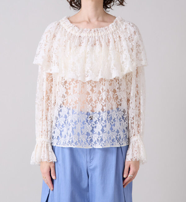 Liesse「フリルボヘミアンブラウス」|シャツ・ブラウス|