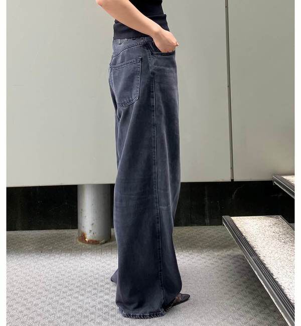 A_「【HAIKURE/ハイクル】CANDY BLUE TENCEL ASIASN FITテンセル混タックデニムパンツ」|デニム|