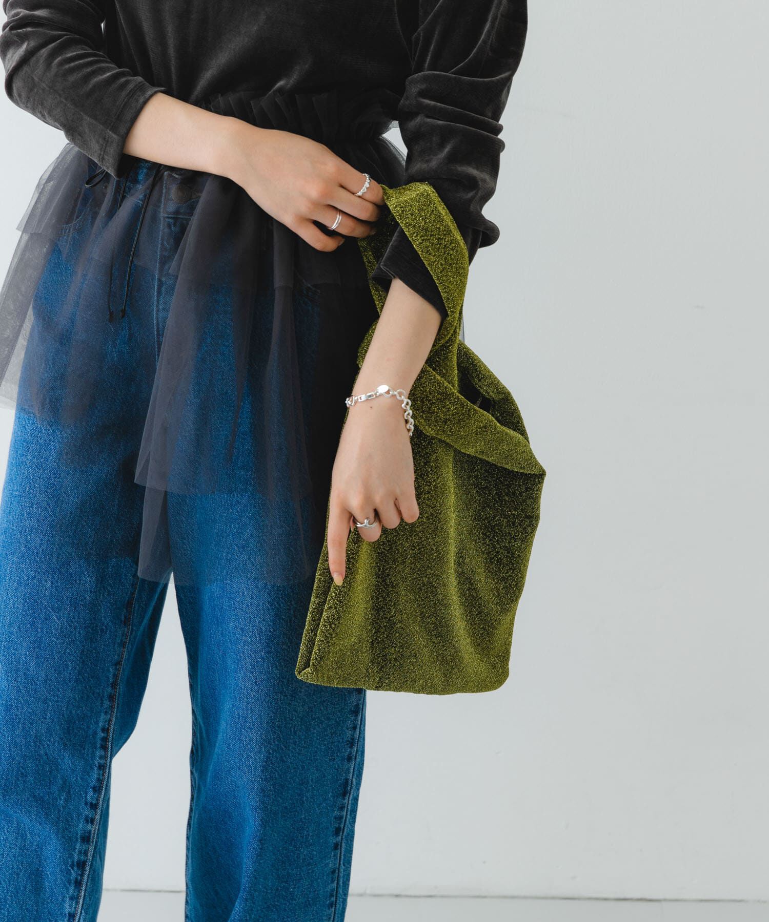 RODE SKO「グリッターラメショッパー」|トートバッグ|