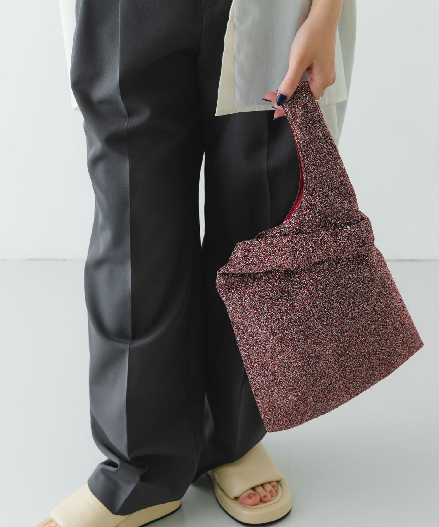 RODE SKO「グリッターラメショッパー」|トートバッグ|