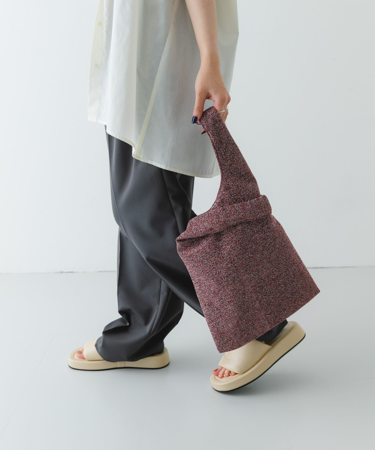 RODE SKO「グリッターラメショッパー」|トートバッグ|