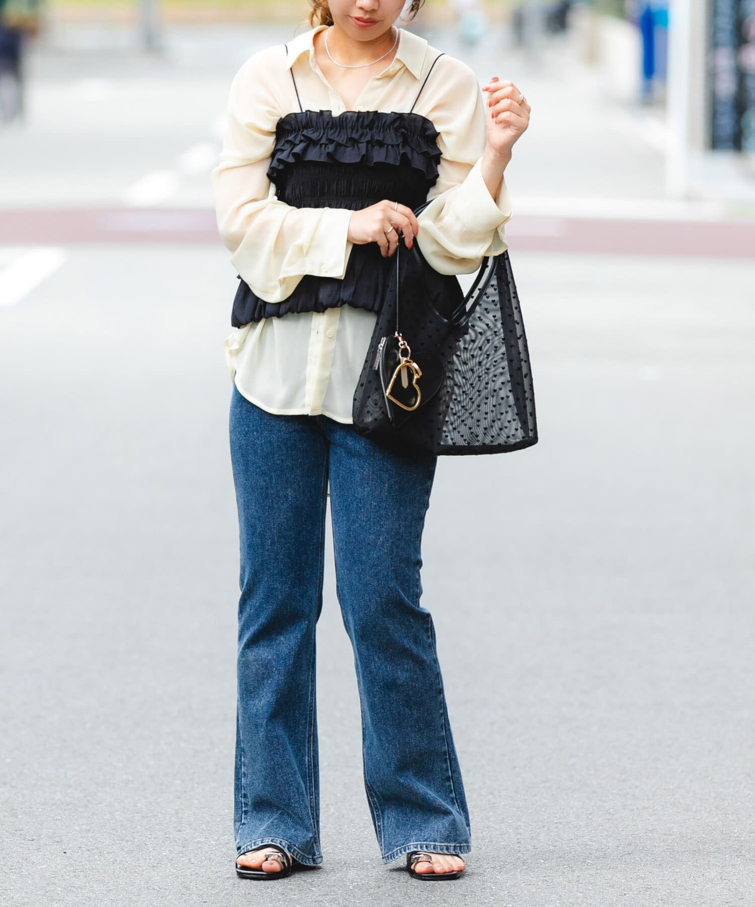 RODE SKO「ハートシアーサンカクハンドバッグ」|ハンドバッグ|