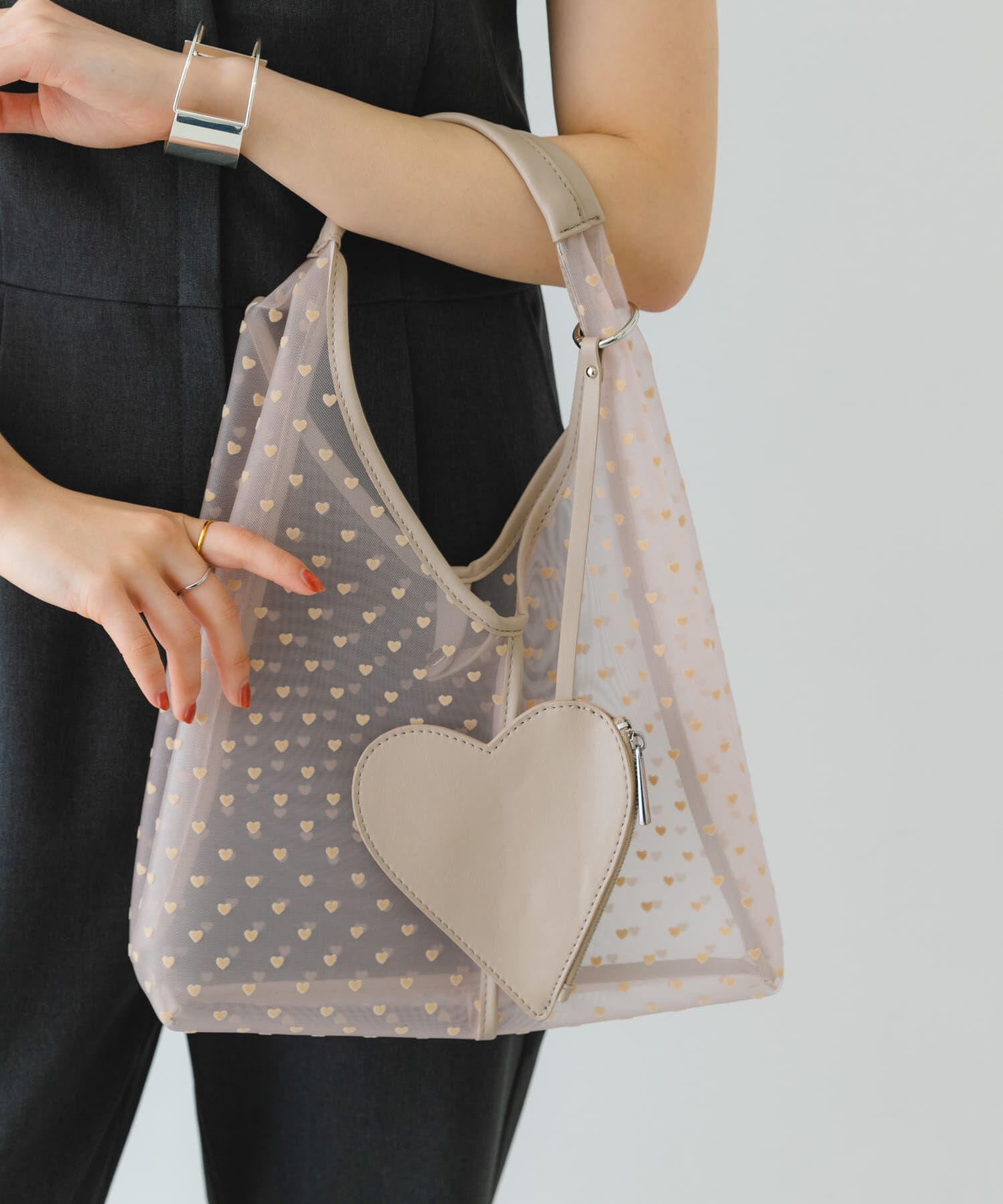 RODE SKO「ハートシアーサンカクハンドバッグ」|ハンドバッグ|