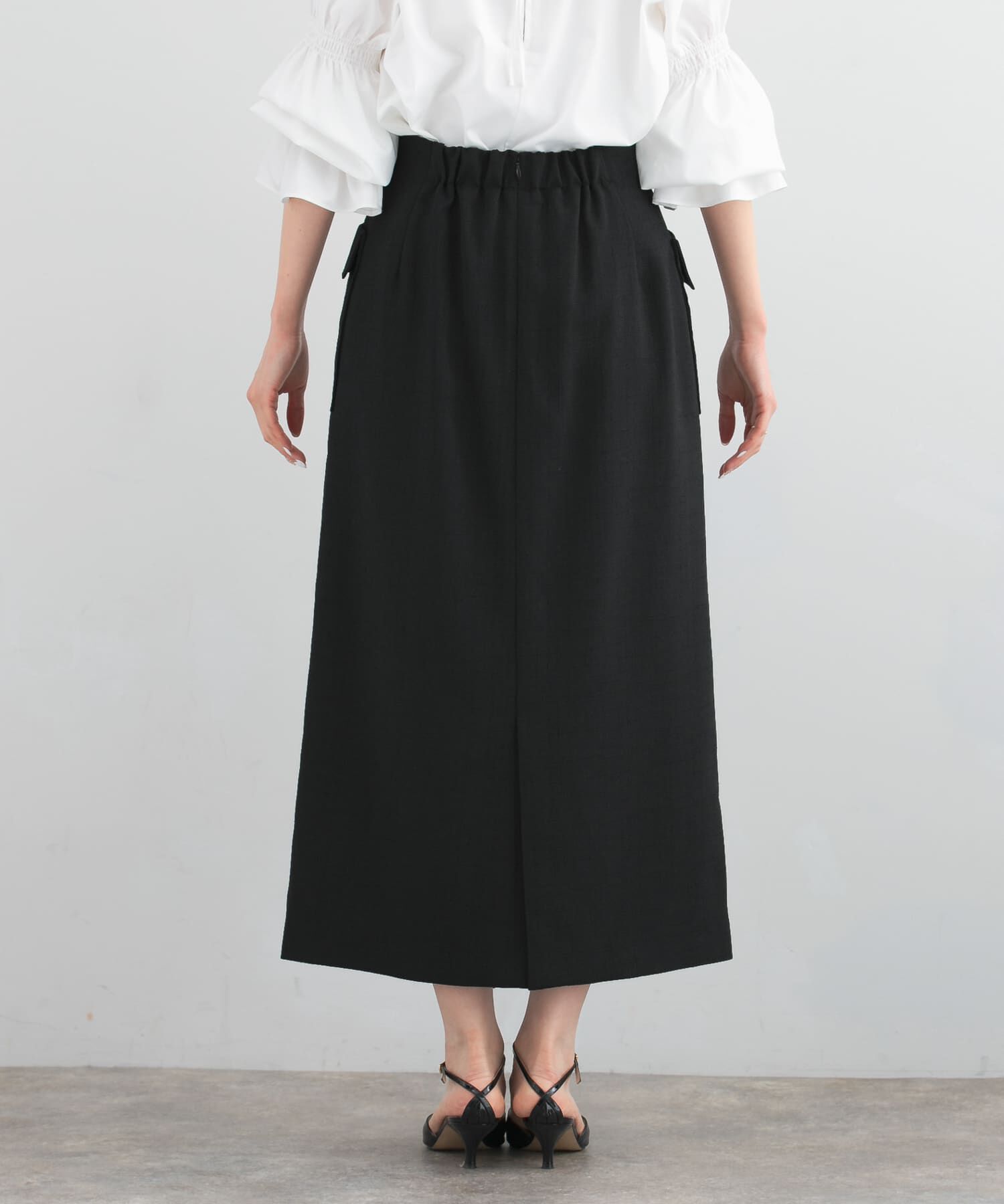 URBAN RESEARCH ROSSO「リネンライクポケットストレートスカート」|スカート|