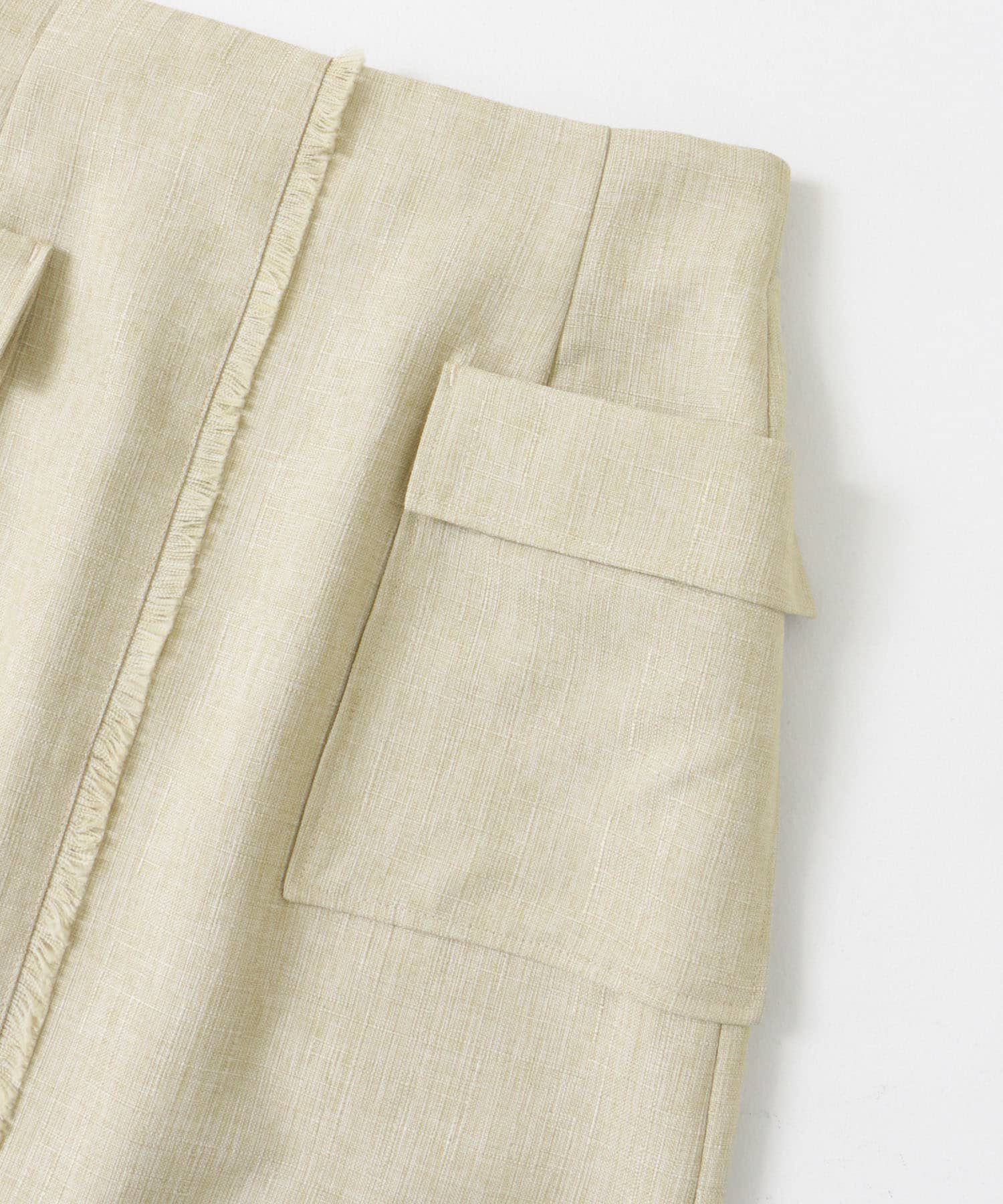 URBAN RESEARCH ROSSO「リネンライクポケットストレートスカート」|スカート|