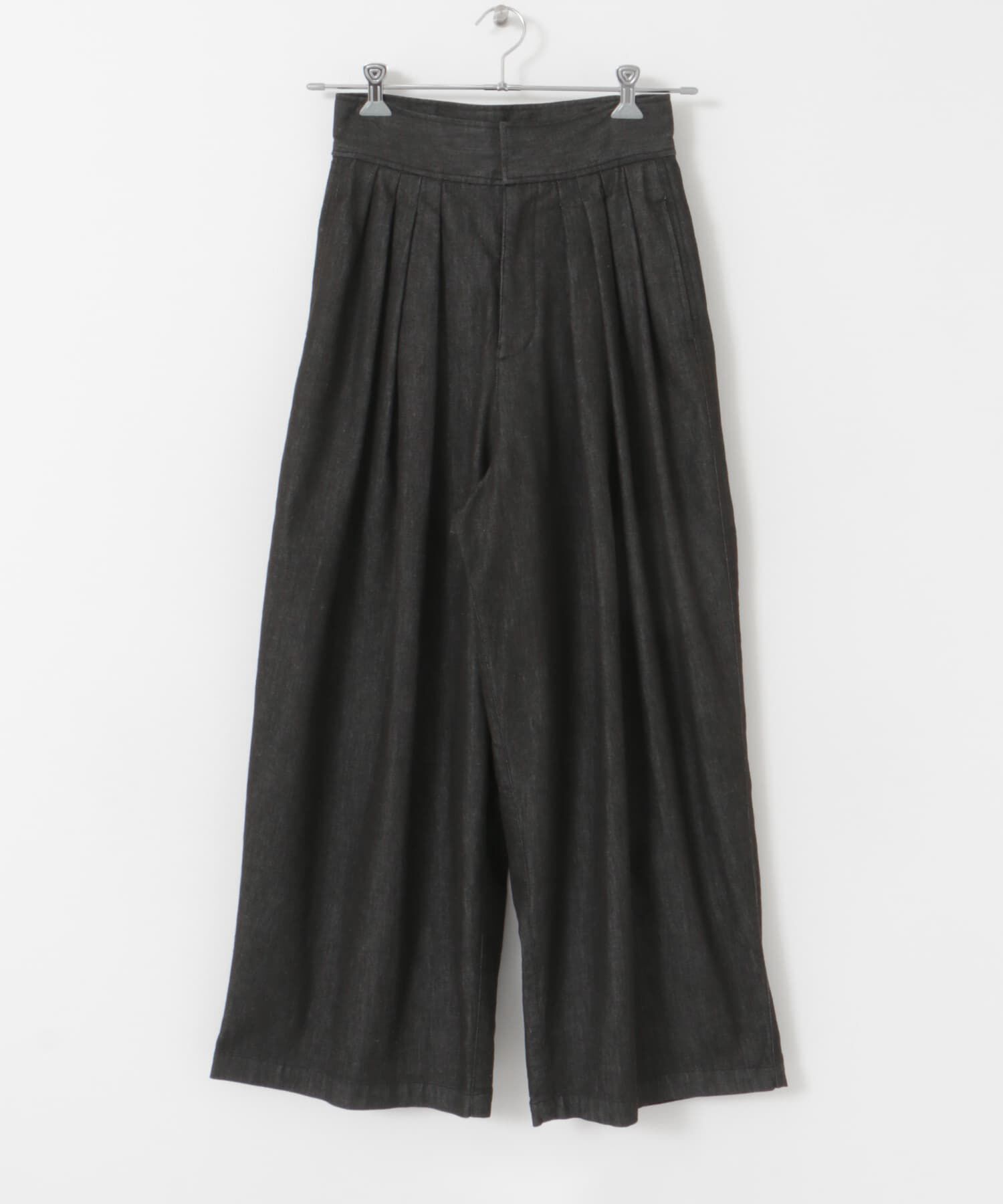 URBAN RESEARCH ROSSO「ランダムタックデニムパンツ」|デニム|