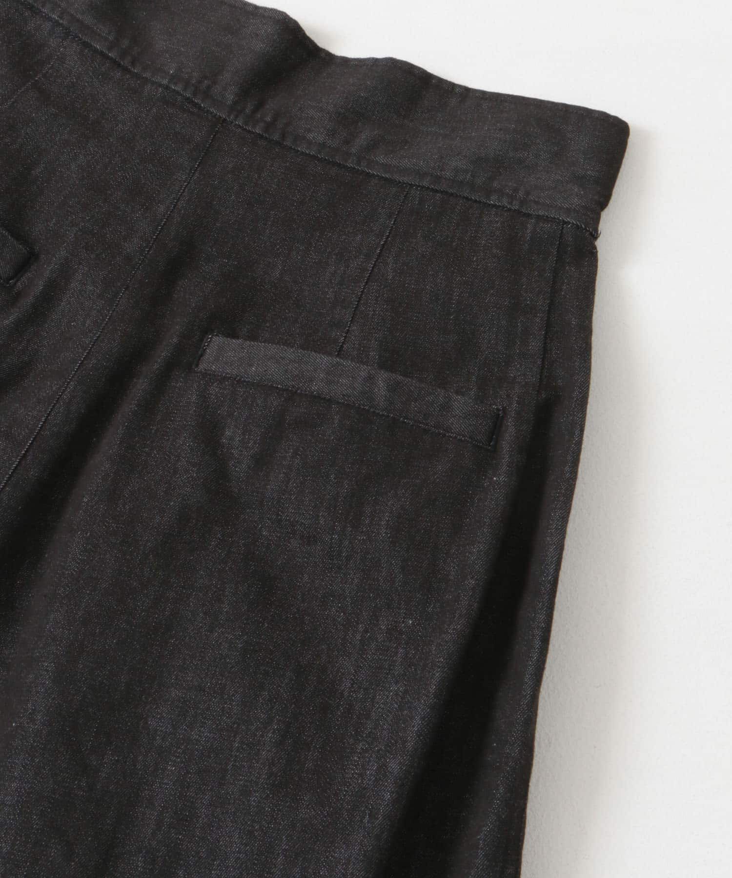 URBAN RESEARCH ROSSO「ランダムタックデニムパンツ」|デニム|